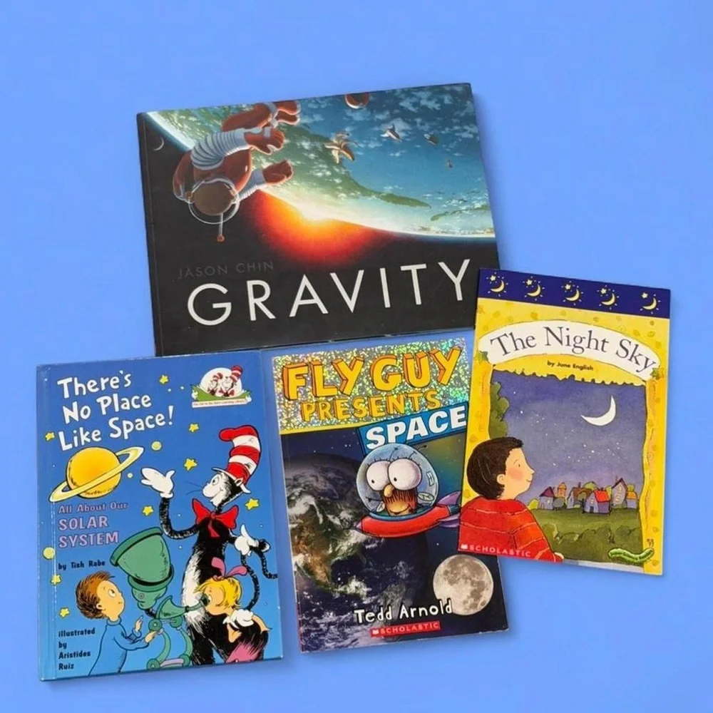 Space Theme Children's Book Set